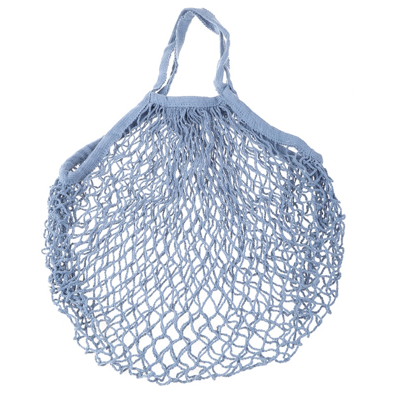 Seng Túi Lưới Mua Sắm Bằng Cotton Thân Thiện Với Môi Trường Tay Cầm Ngắn Có Thể Tái Sử Dụng