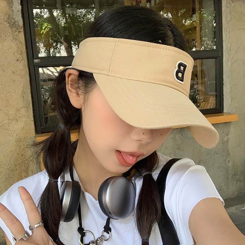 Mũ Lưỡi Trai Hở Chóp Che Nắng Thiết Kế Đơn Giản Thời Trang Mùa Hè Cho Nữ