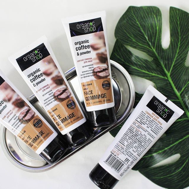 Tẩy da chết mặt Organic Shop