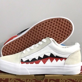 [F⚡️ASH SALE] [FLASH SALE] Giày VANS cá mập trắng