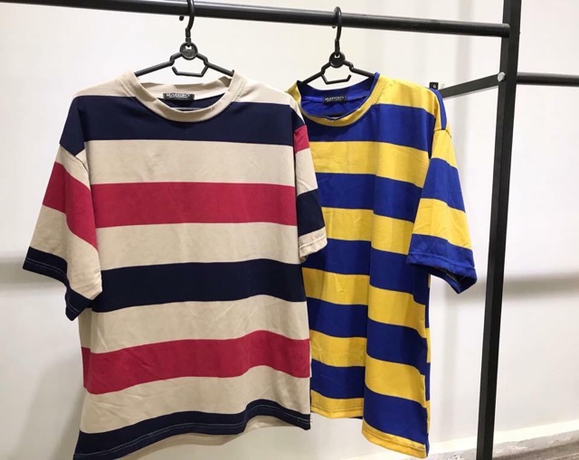 ÁO PHÔNG KẺ TAY LỠ