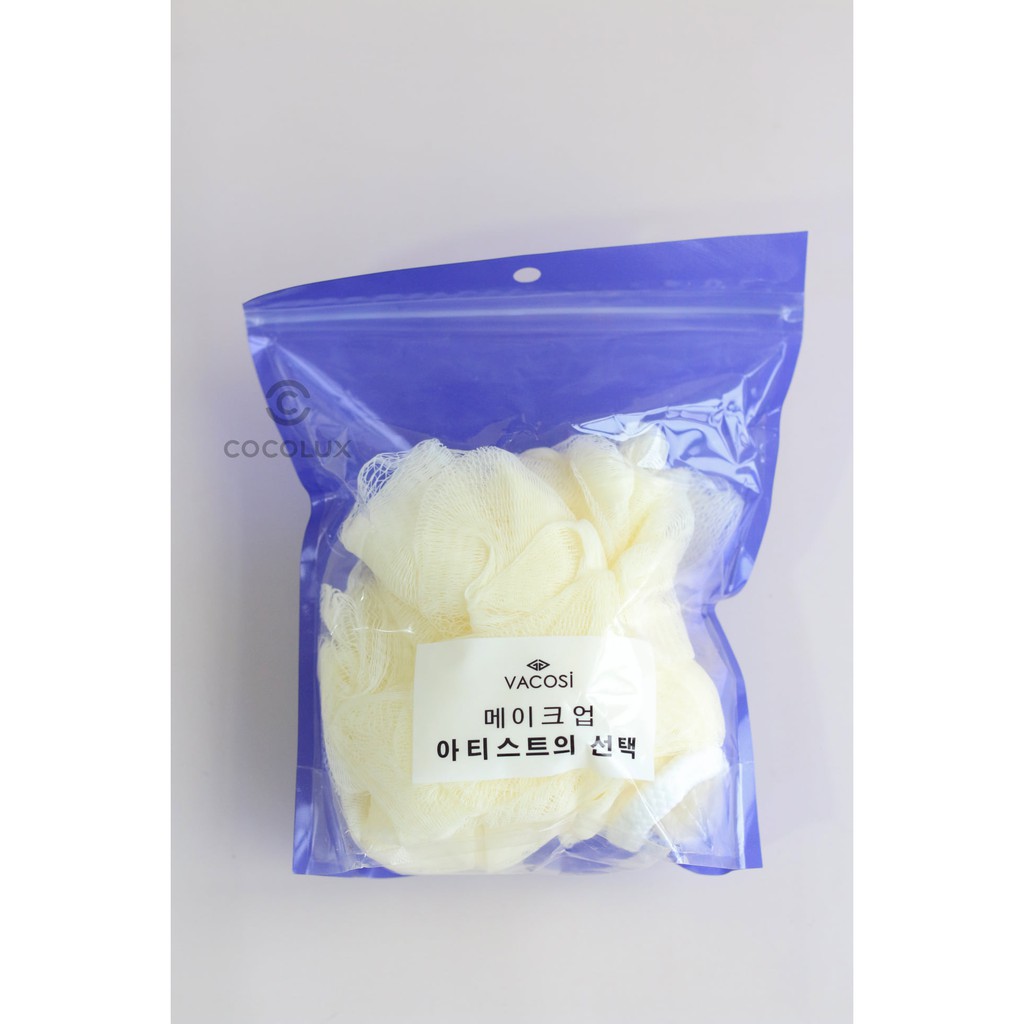 [Công Ty, Tem Phụ] Bông Tắm Vacosi Plastic Bath Sponge - BP21 [COCOLUX]