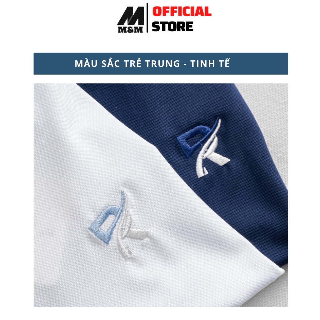 Áo Thun Nam Polo M&amp;M MamModel áo nam form rộng Cổ Bẻ, Tay Ngắn, Vải Cá Sấu Xuất Xịn, Chuẩn form, Dày Dặn ANN04