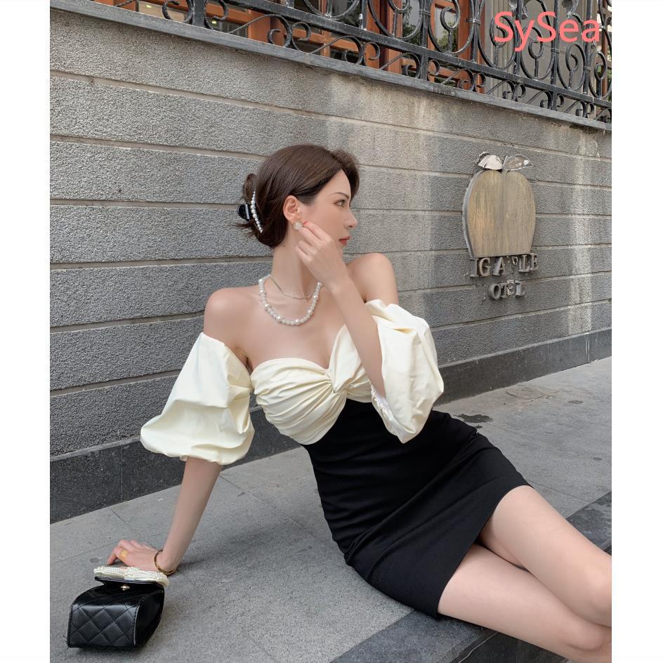 Đầm dự tiệc dáng ôm trễ vai gợi cảm quyến rũ thời trang nữ tính thanh lịch