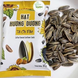 (Ăn vặt) Hạt hướng dương vị dừa/cà phê/caramel 130g Tân Bảo Ký
