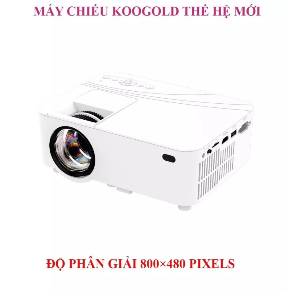 Hàng Chính hãng - Máy chiếu mini KOOGOLD Smart LED Projector Full HD 1080p Support Max 60 inch - BẢo Hành chính hãng