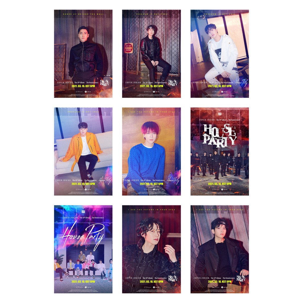 Lomo card 45 ảnh Super Junior - The Renaissance