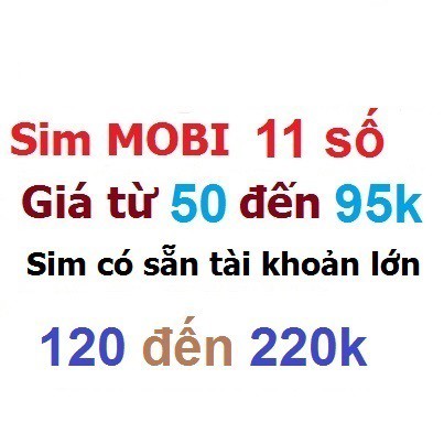 Shop Bán Sim Mobifone Trả Trước 11 Số Giá Rẻ Chỉ 50000 Review Zimken