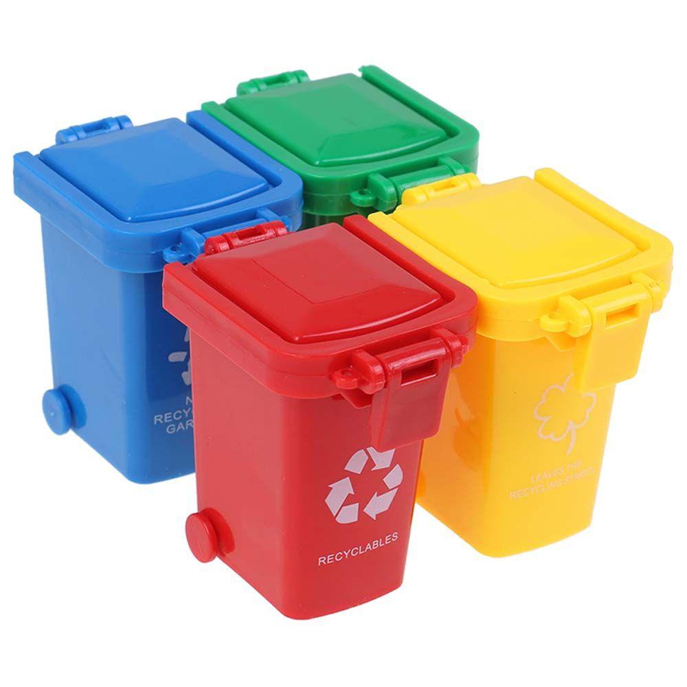 Mô Hình Xe Tải Rác Mini Trang Trí Nhà Búp Bê 1: 12