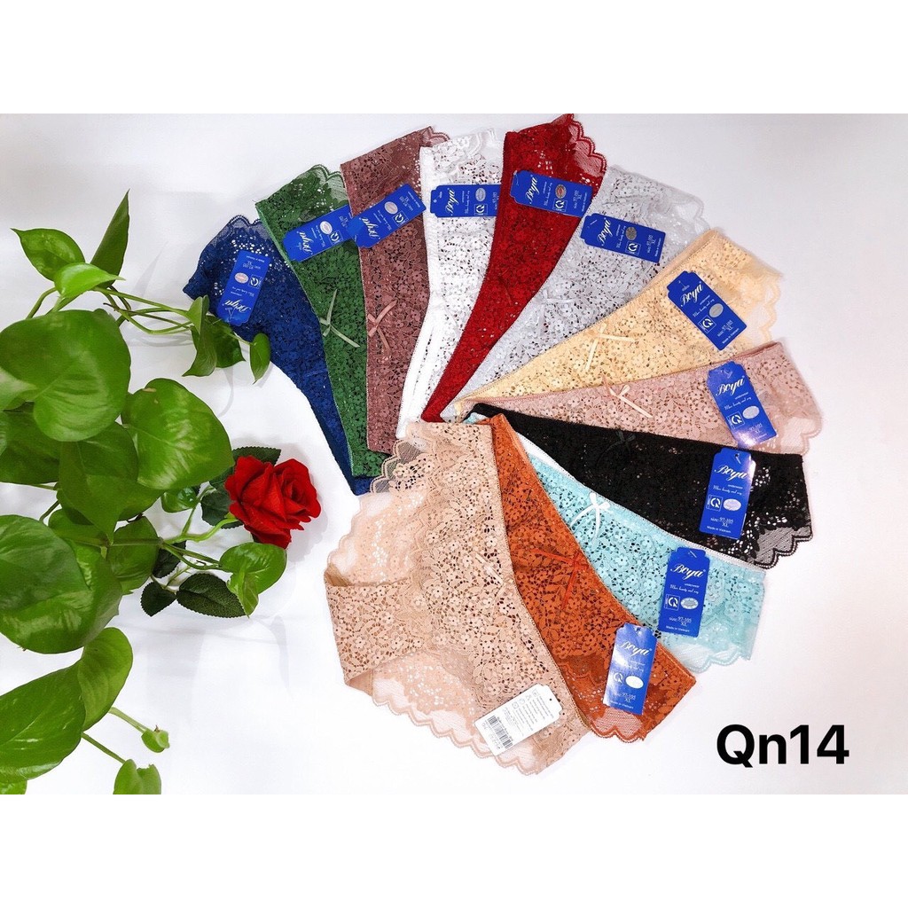 Combo 5 quần lót nữ ren hoa Boya Q14