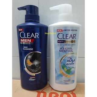 Dầu gội Clear Men 410ml / Clear Nữ Bạc Hà 400ml 100% Thái Lan
