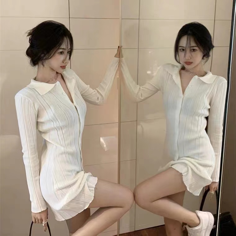 Đầm SUXI tay dài thiết kế ôm sát tôn dáng quyến rũ thời trang cho nữ