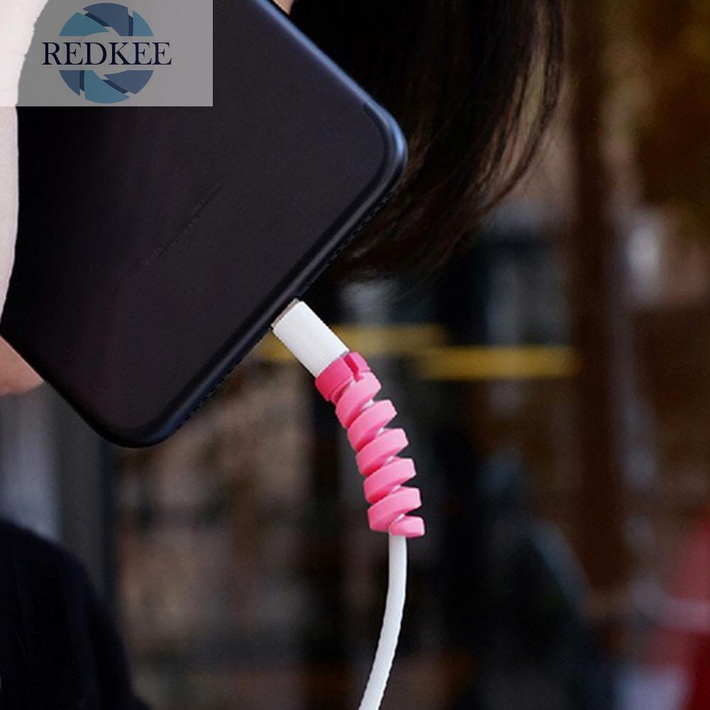 Dụng Cụ Bảo Vệ Dây Cáp Sạc Cổng USB Cho iPhone Android