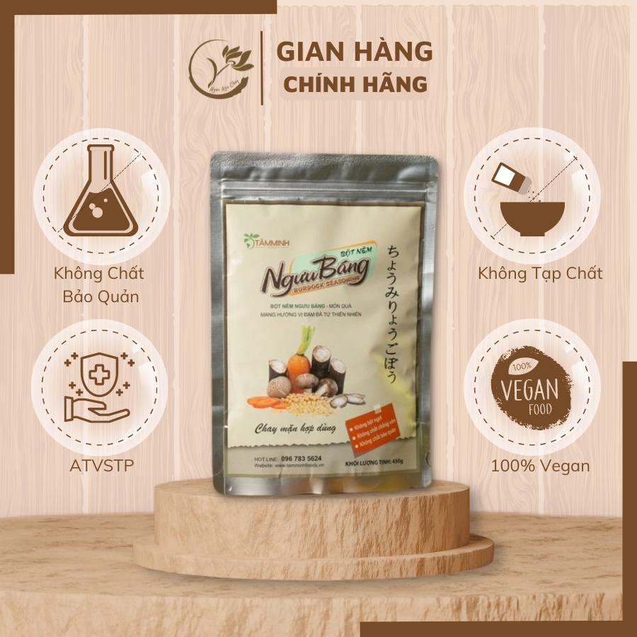 Bột nêm ngưu báng hoàn toàn từ thiên nhiên, đảm bảo sức khỏe - gia vị nấu ăn hàng ngày - chay mặn đều dùng được