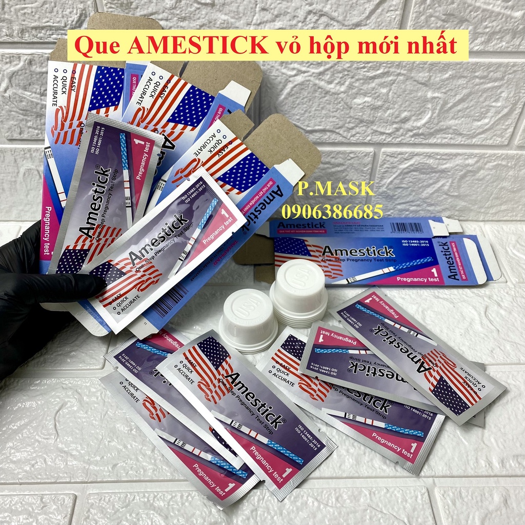 Que thử thai Amestick phát hiện thai sớm, nhanh chóng - Que thử thai Tanaphar Amestick tiện lợi, chính xác ( 1 que )