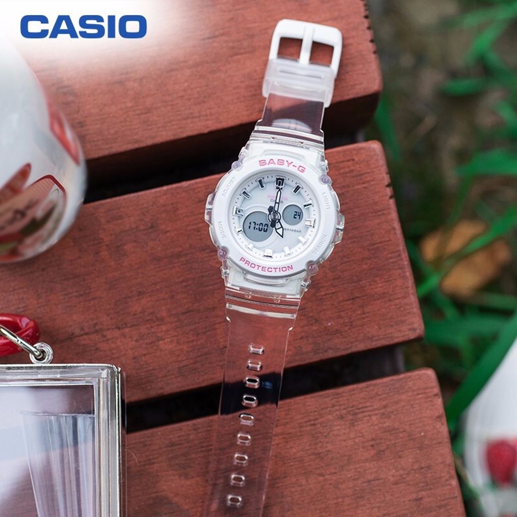 Đồng hồ nữ Casio Baby-G BGA-270 / BGA-270S-7A chống va đập, chống nước 100m, hàng chính hãng