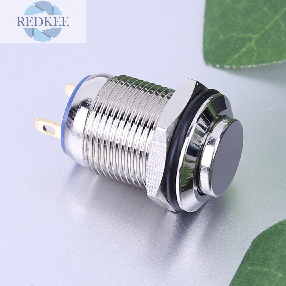 Công tắc nút bấm 12mm bằng kim loại chống nước hiệu quả