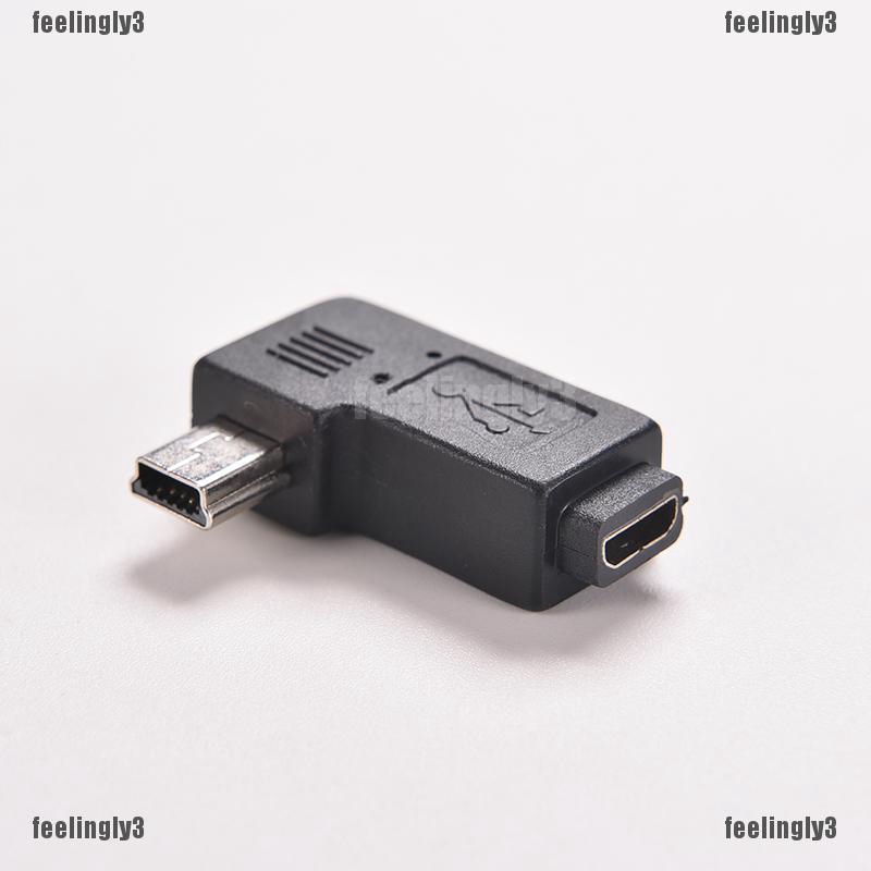 Đầu Chuyển Đổi 5pin micro USB Sang mini 5pin Hình Chữ L Chuyên Dụng