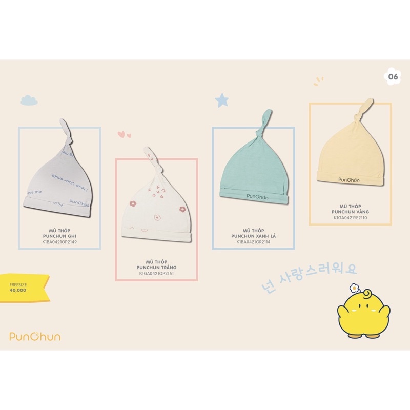 Mũ sơ sinh, mũ thóp tai thỏ tai gấu xinh rẻ cho bé sơ sinh