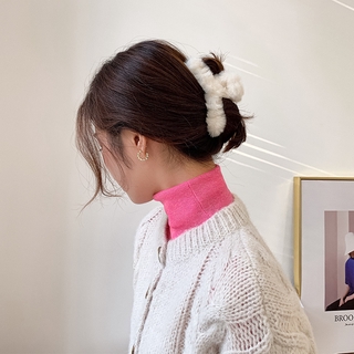  Kẹp tóc phối lông phong cách thời trang retro xinh xắn dành cho phái đẹp