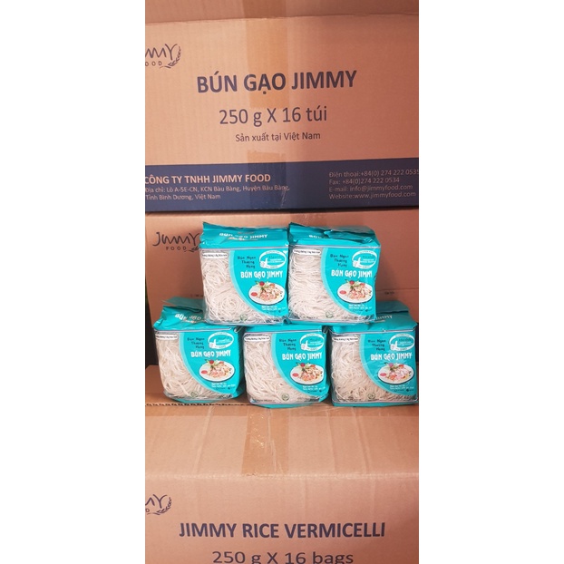 Thùng Bún Gạo Khô Jimmy 16 gói hsd 15/10/2024