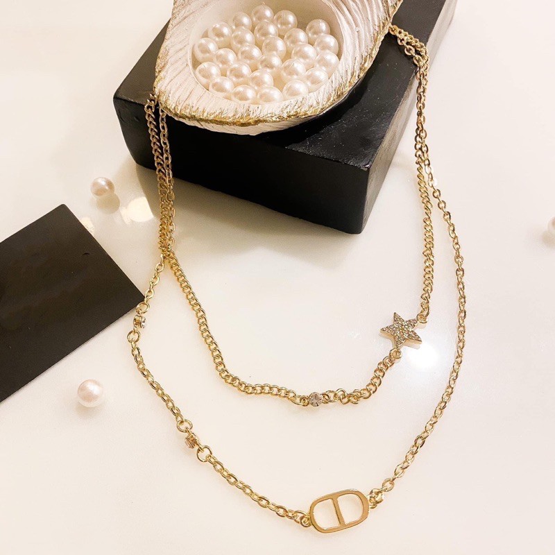 Choker sao CD dây mảnh sang chảnh bản vip không bai màu