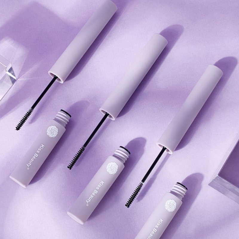 Mascara KissBeauty đầu cọ nhỏ trang điểm uốn cong lông mi chống nước chống mồ hôi không lem 2022
