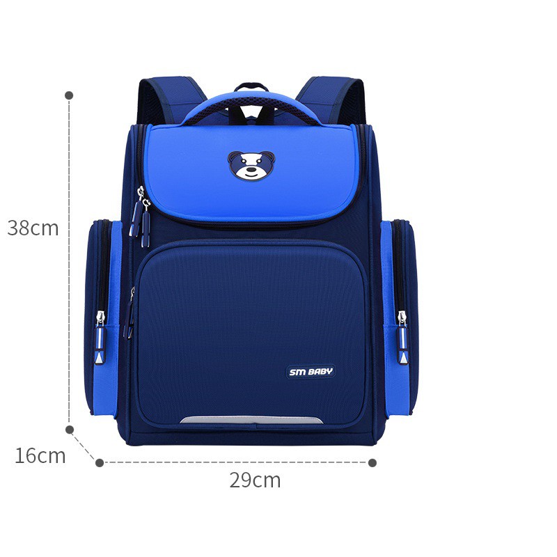 Cặp Sách Cho Học Sinh Tiểu Học, Balo Chống Gù HAPPY xinh xắn