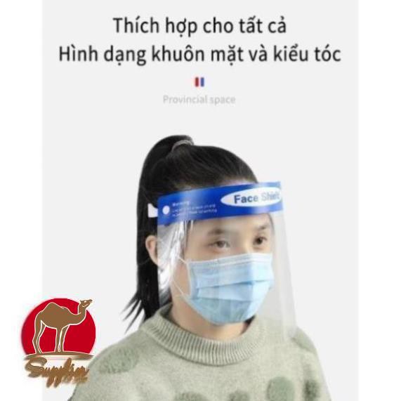 [ CHUYÊN SỈ - GIAO SIÊU TỐC ] Tấm chắn chống giọt bắn trong suốt nhựa PVC - Face Shield Mask