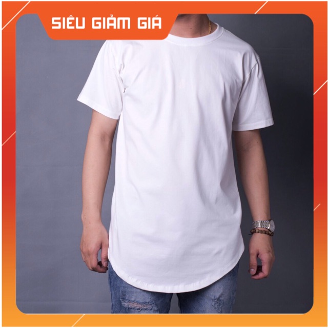 Flash Sale Áo Thun Nam Trơn Vạt Bầu - Chất Cotton Cổ Tròn - 4 Màu Cực Đẹp !!
