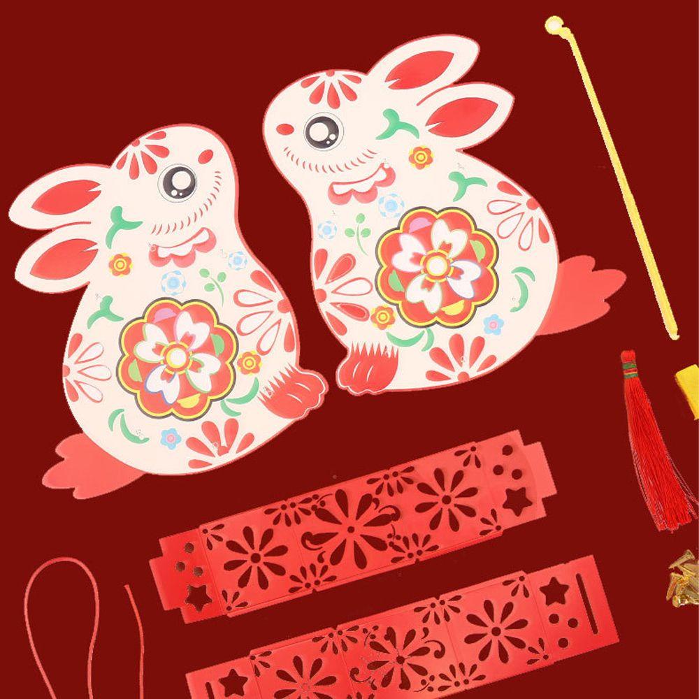 YIYU Lồng Đèn Thủ Công Dạ Quang Dễ Thương Phong Cách Trung Hoa Cổ Điển