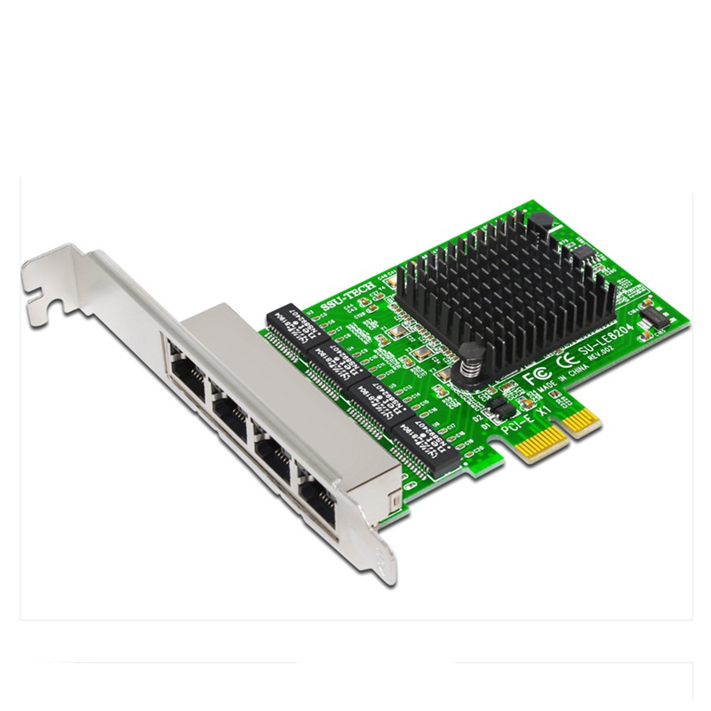 Card Mạng Ethernet / Ethernet / Lan PCI-E Realtek RJ45 4 Cổng Thẻ