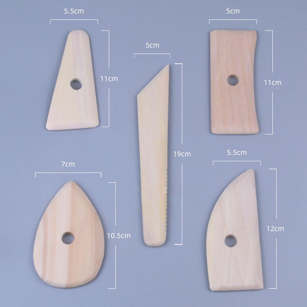 Bộ 5 Dụng Cụ Điêu Khắc Đất Sét Gốm