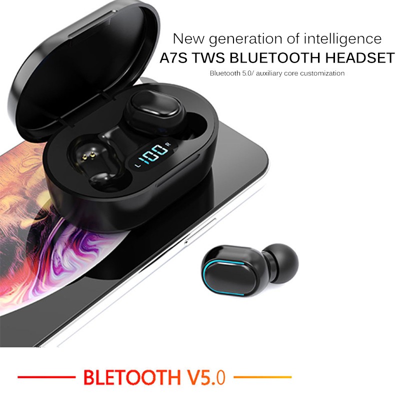 Tai Nghe Bluetooth 5.0 Type-c Âm Thanh Hifi Có Đèn Led