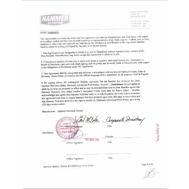 Nước uống điện giải Heed Hammer Nutrition - Cung cấp nguồn năng lượng bền bỉ và kéo dài suốt buổi tập (Gói 32g)