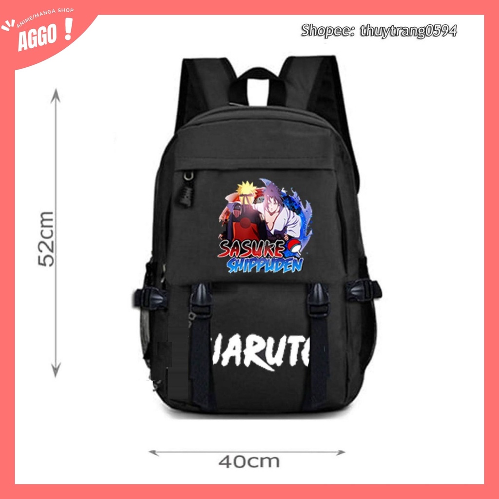 Balo Đi Học Naruto, Balo Cao Cấp Uchiha Sasuke Uzumaki Naruto Itachi Giá Học Sinh