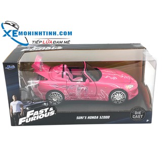 Xe mô hình Suki’S Honda S2000 1:24 (Hồng)