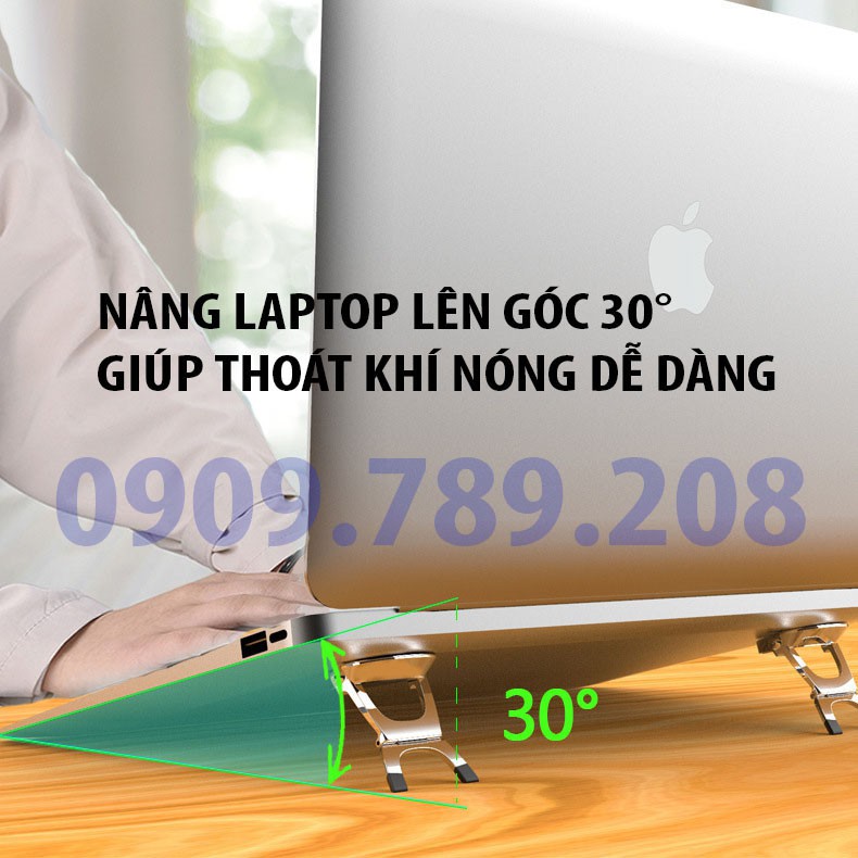 CHÂN ĐỠ HỢP KIM LAPTOP MACBOOK TẢN NHIỆT TỐT