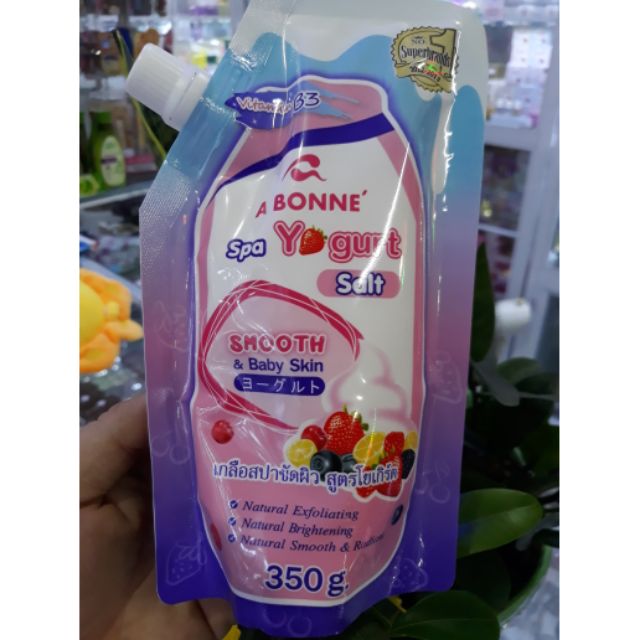 Muối tắm sữa chua Spa Abone Thái Lan - 350g Hàng chuẩn