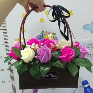 Giỏ  hoa hướng dương sáp thơm