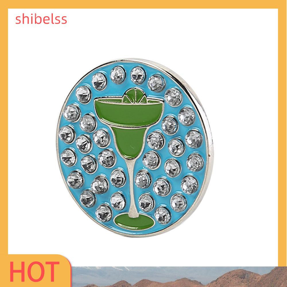 （ʚshibelss）Golf Ball Marker Iron+ABS Outdoor Golf Marker Ball Position Accessories