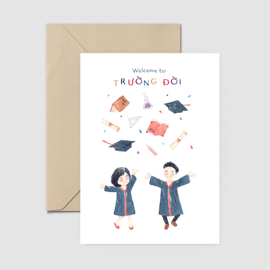 Thiệp Chúc mừng tốt nghiệp - Graduation Cards - I have been there