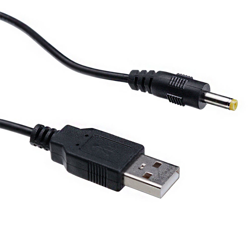 1 Dây Cáp Sạc 1.2m 1a 4.0 5v Usb Sang Dc 4.0x1.7mm Màu Đen Cho Sony Psp / Nhiều Màu