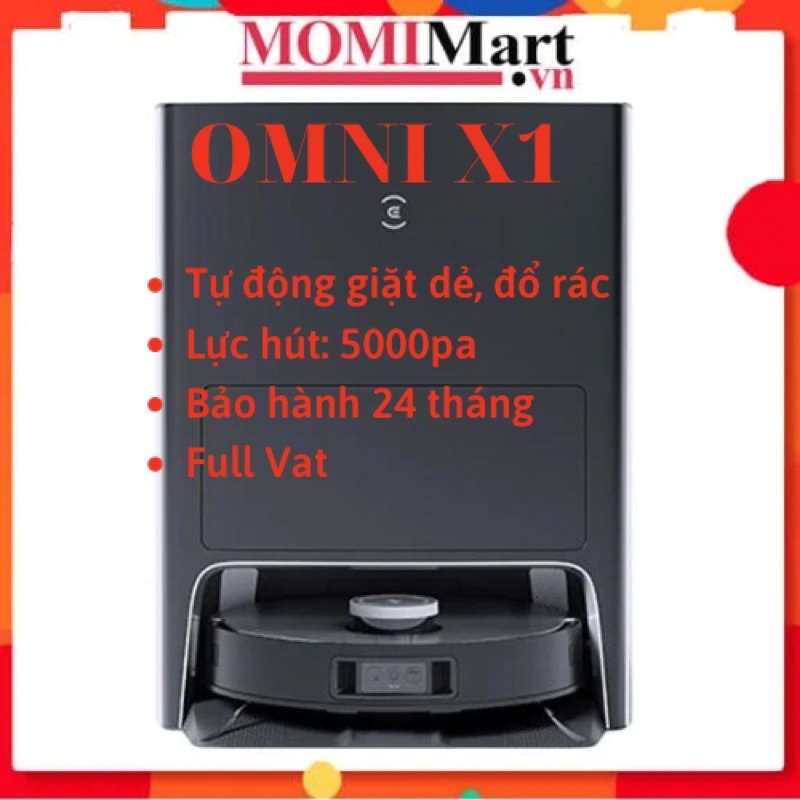 ROBOT HÚT BỤI LAU NHÀ OMNI X1 PHIÊN BẢN QUỐC TẾ BẢO HÀNH 24 tháng