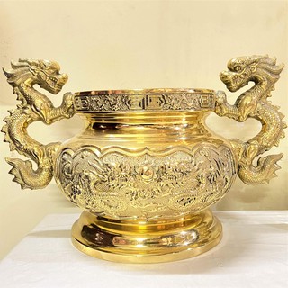 Bát Nhang Tay Rồng Bằng Đồng số 4 và số 5 ( số 4 đường kính miệng 16 cm , số 5 đường kính miệng 17 cm ) sản xuất VN