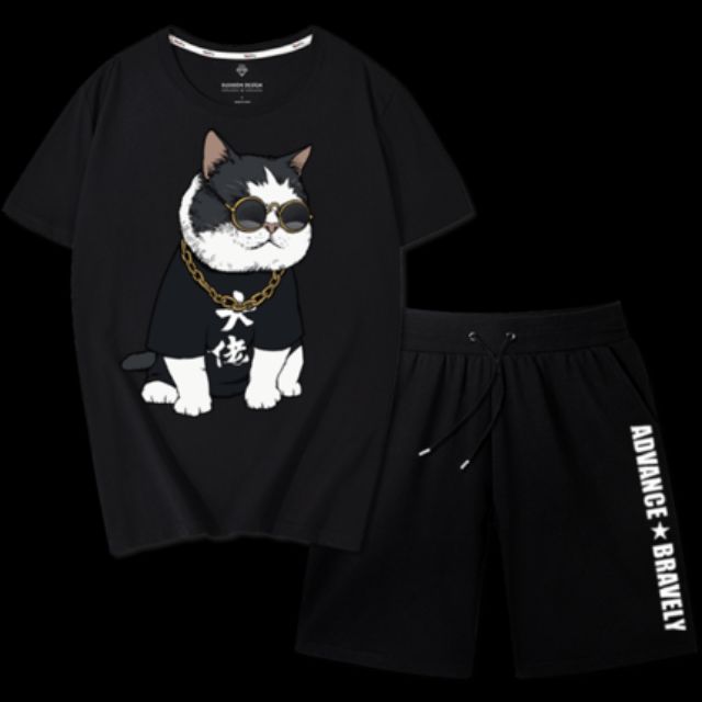 Bộ quần áo nam mèo cực hot _2019