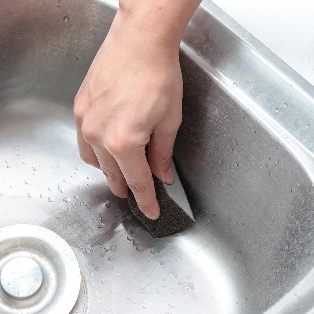 1 Miếng Bọt Biển Rửa Chén Loại Bỏ Rỉ Sét Tiện Dụng