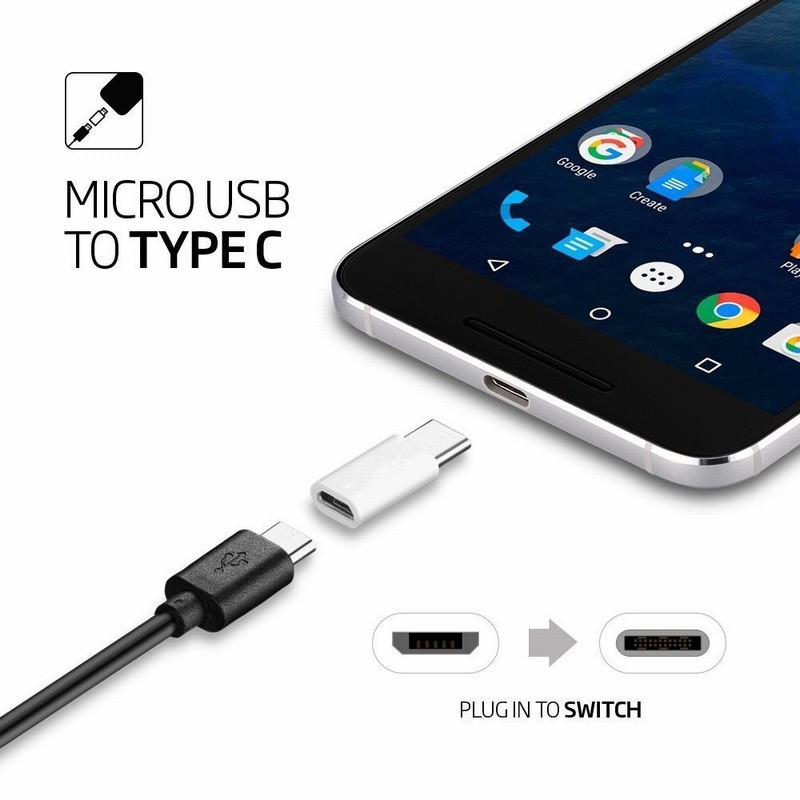 Đầu chuyển đổi Micro USB sang USB Type C Bikerstorethainguyen eefy1