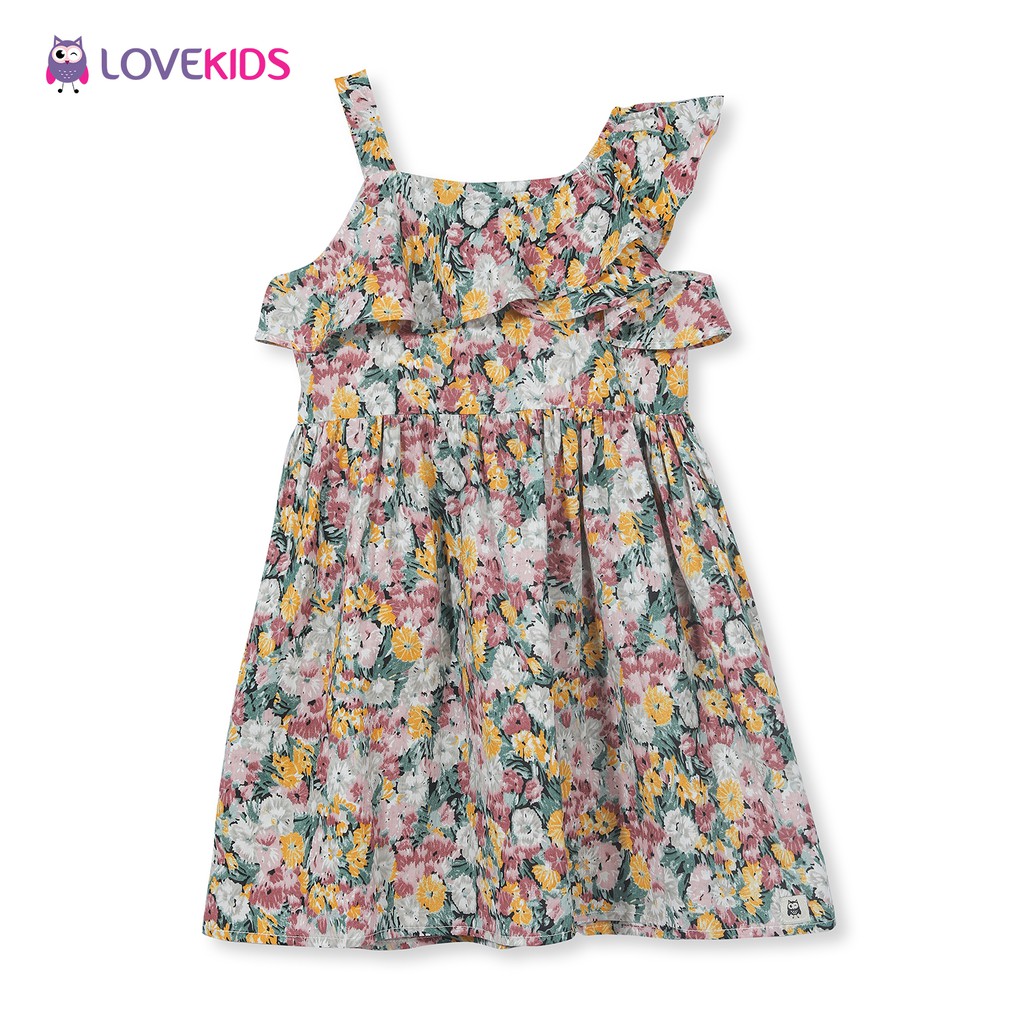 Váy hoa vai bèo BG LKG20DR013 - Lovekids