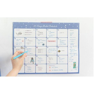 STICK WALL PLAN - Planner gián tường - Tiệm Ngựa Gỗ
